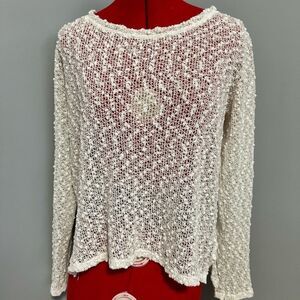 Aeropostale sweater with gold streaks. Size medium